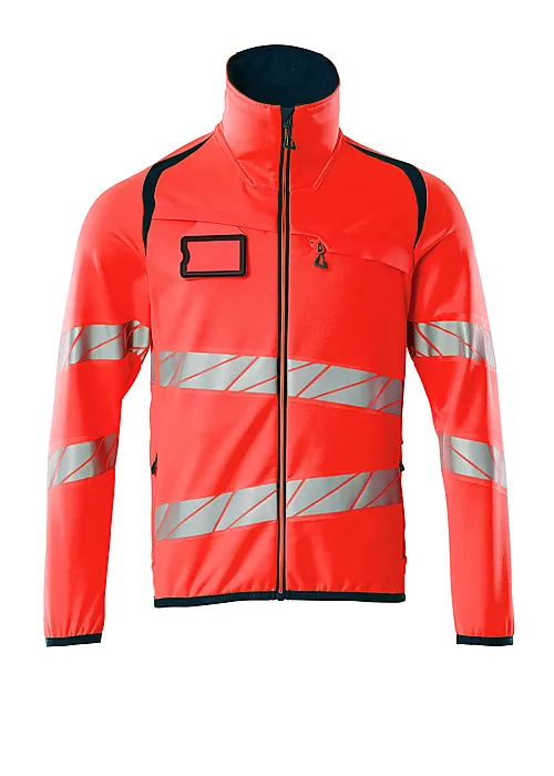 Fleecejakke 19103 rød/mari 2xl 2xl eniso 20471 klasse 2