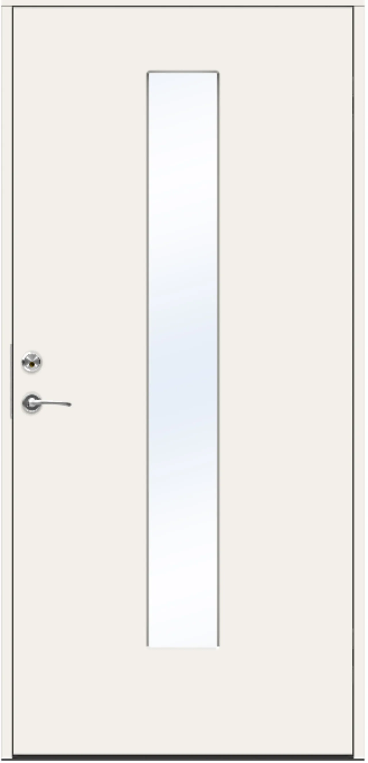 Dørsett eco tower 9x21v hvit ytterdørsett med klart glass Dørsett eco tower 9x21v hvit ytterdørsett med klart glass