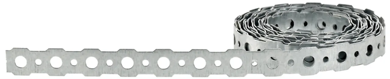 Opphengsbånd varmforsinket 12x0,8 mm 3 meter Opphengsbånd varmforsinket 12x0,8 mm 3 meter