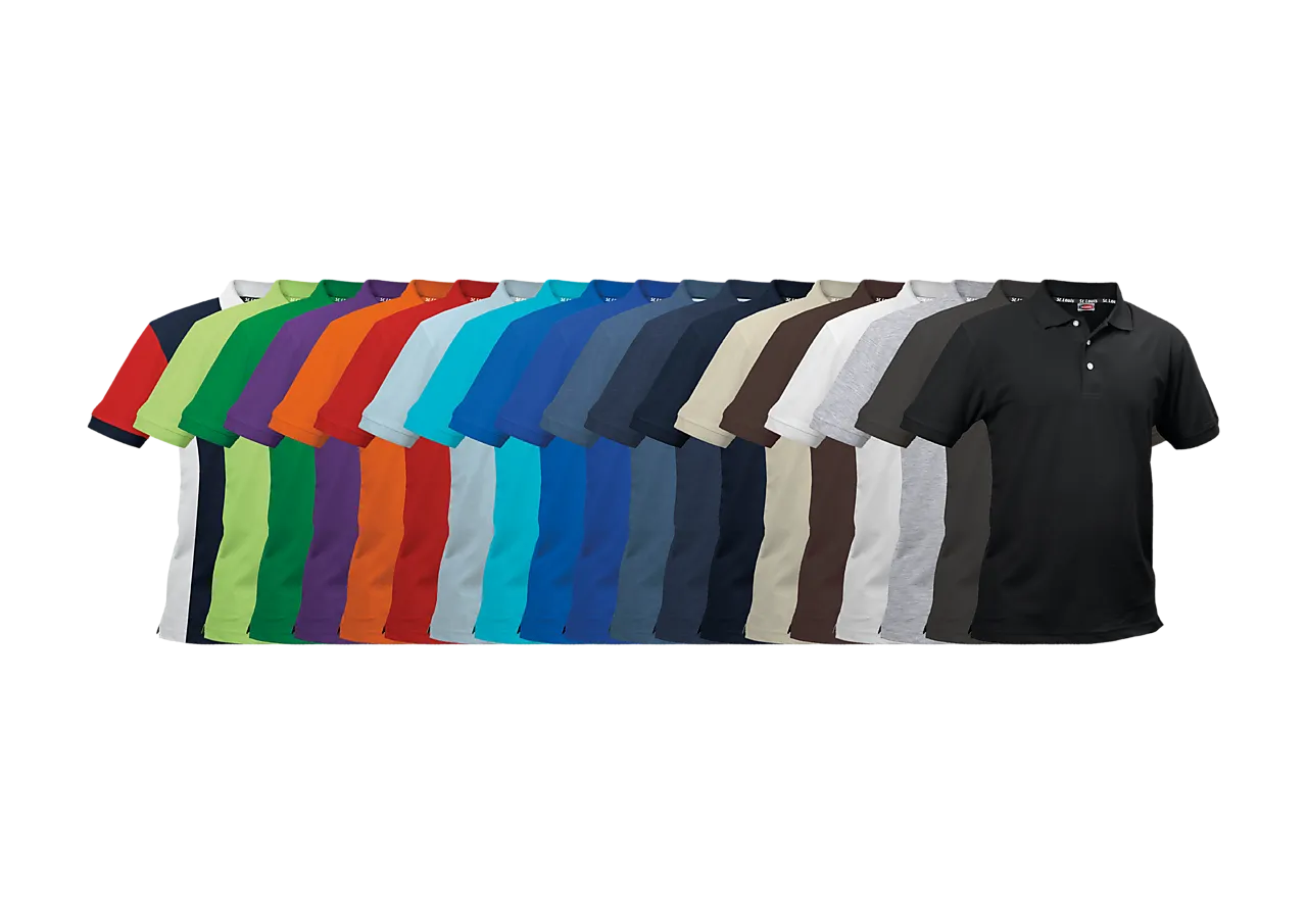 Pique  l10025 rød 3xl polo