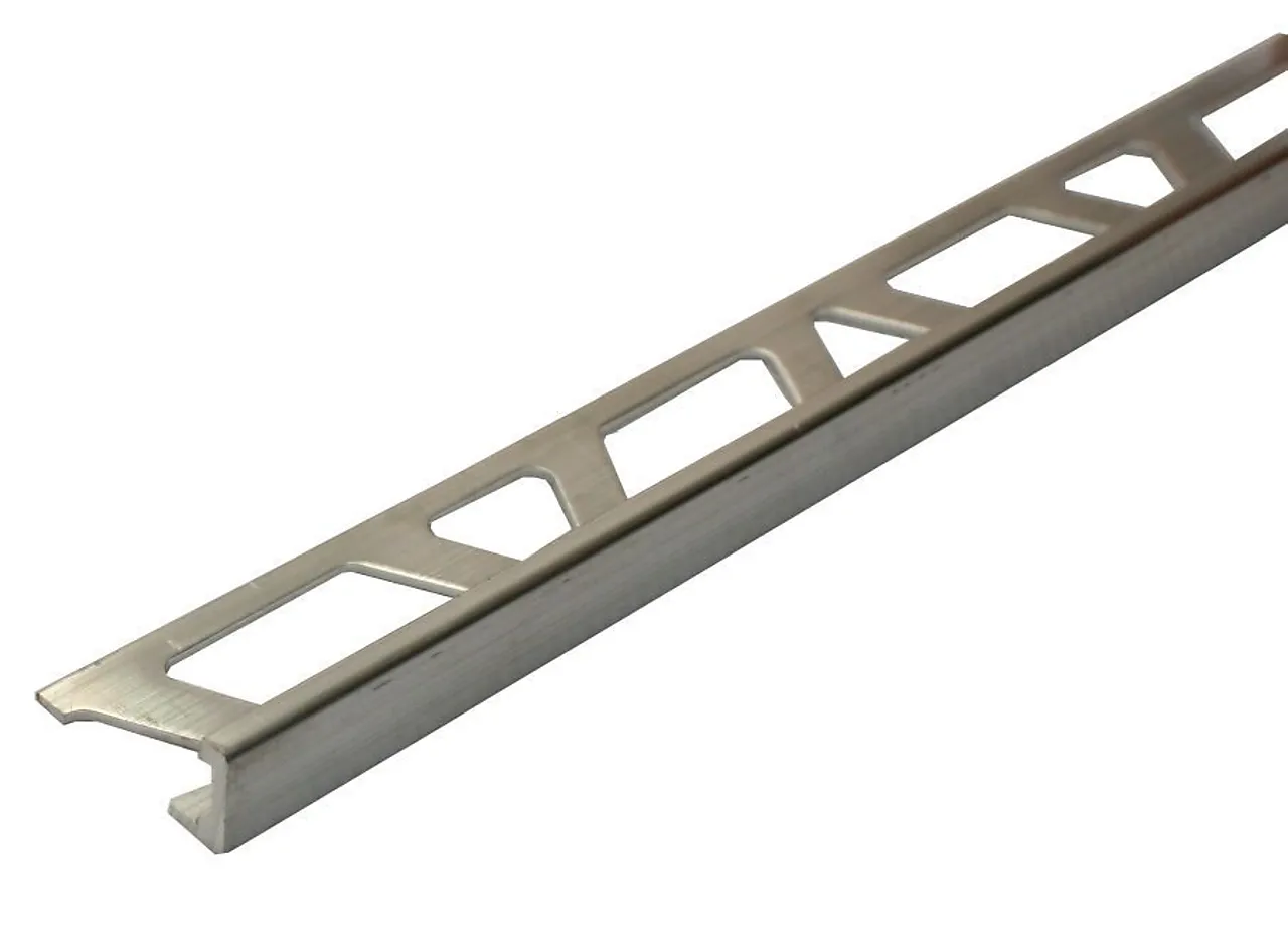 Avslutningslist gulv alu 12,5mm folotrim fra profilitec 2,7m