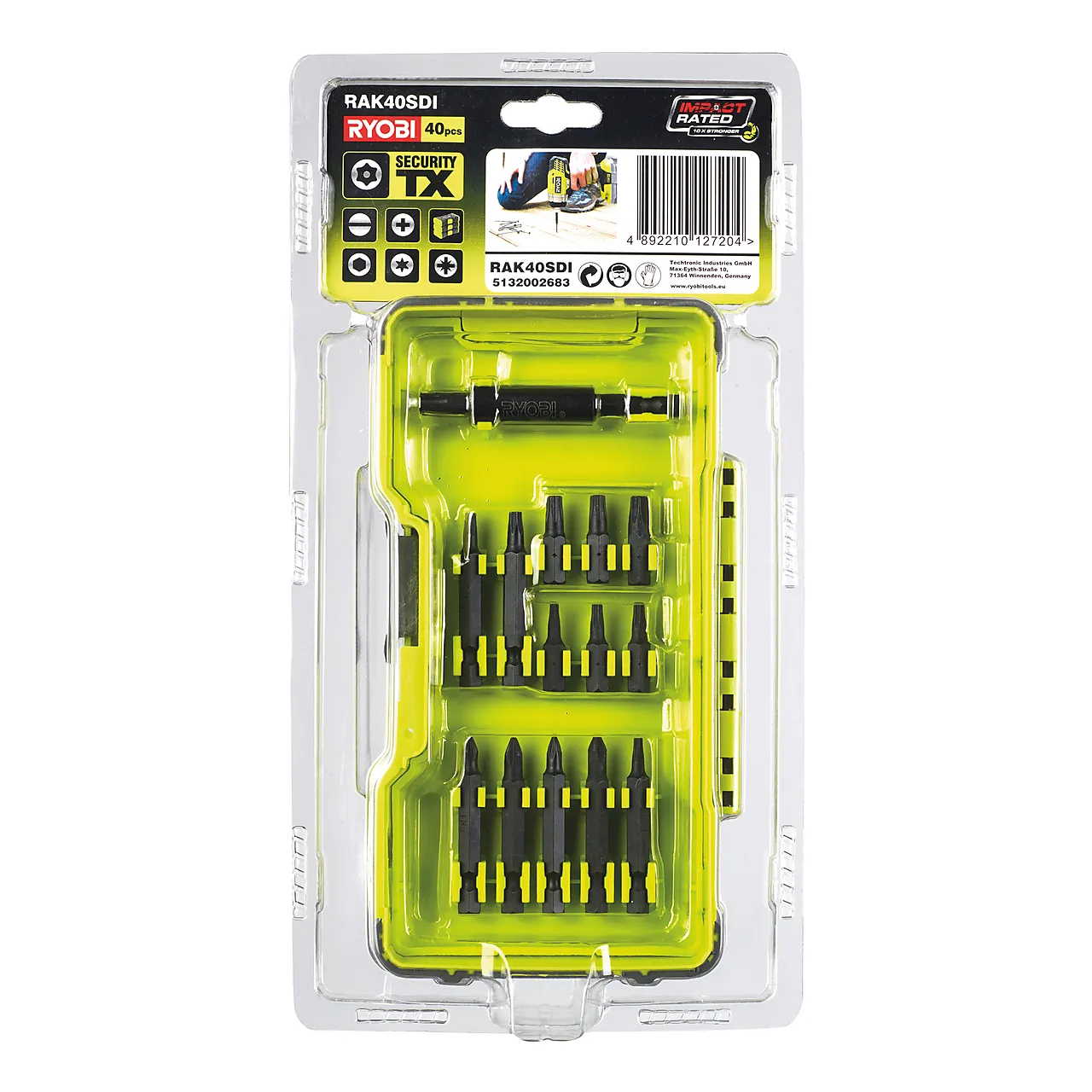 Bitssett rak40sd 40 deler Bitssett rak40sd 40 deler