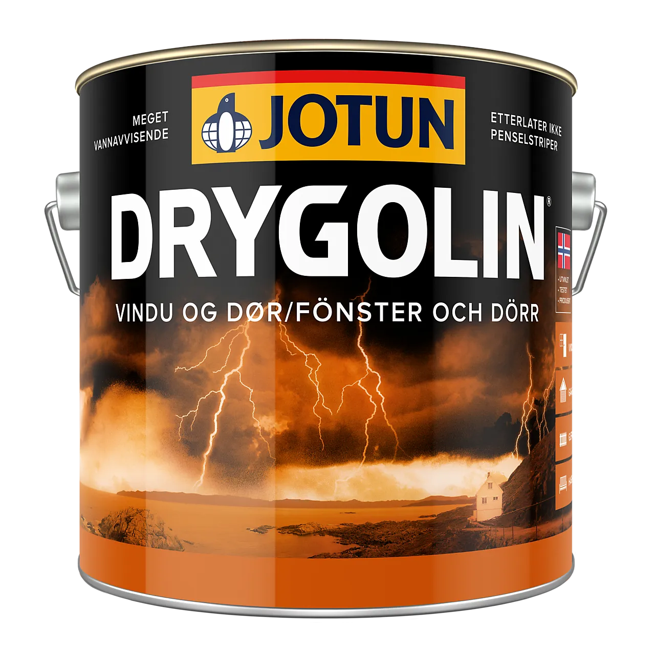 Drygolin vindu & dør klassisk hvit base 2,7 liter Drygolin vindu & dør klassisk hvit base 2,7 liter