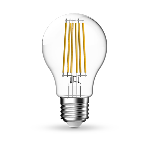 Lyspære led globepære flameswitch E27 7 Watt
