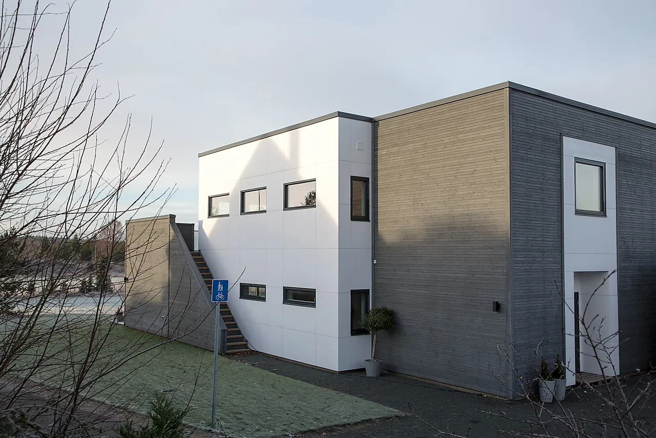 Fasadeplate Colour 1195x2995 mm halvmatt hvit null - null - 2 - Miniatyr