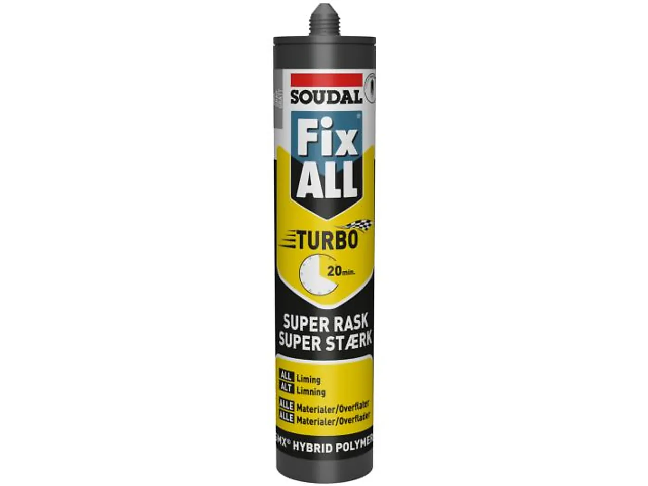 Monteringslim Fix all turbo 290 ml grå null - null - 2 - Miniatyr