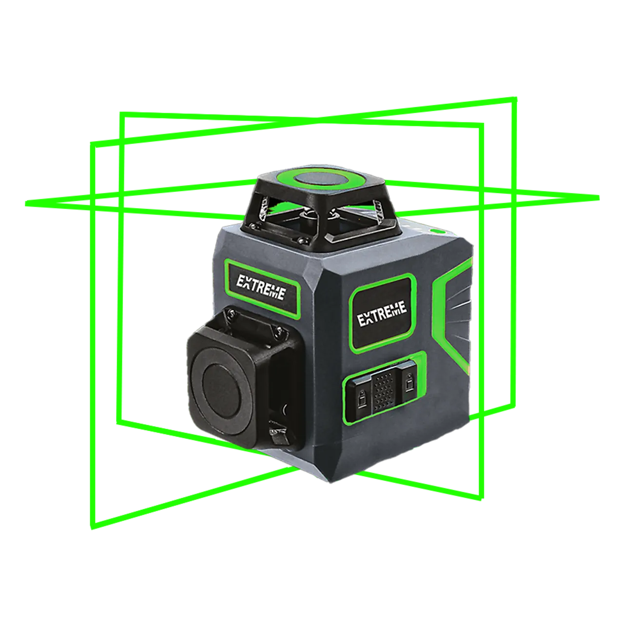 Krysslaser Extreme 3x360° grønn Krysslaser Extreme 3x360° grønn