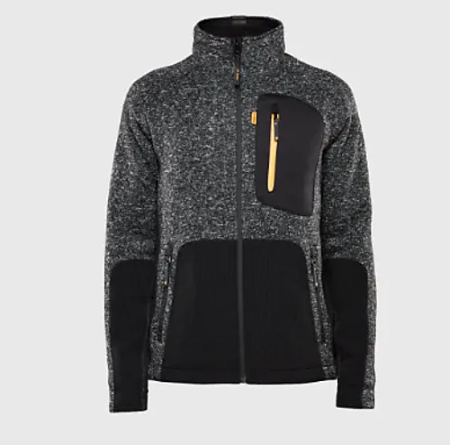 Classic fleecejakke str 3XL strikket m/ kevlar forsterkninger