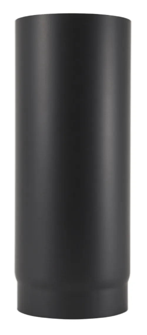 Røykrør rett Ø150/330 mm matt sort