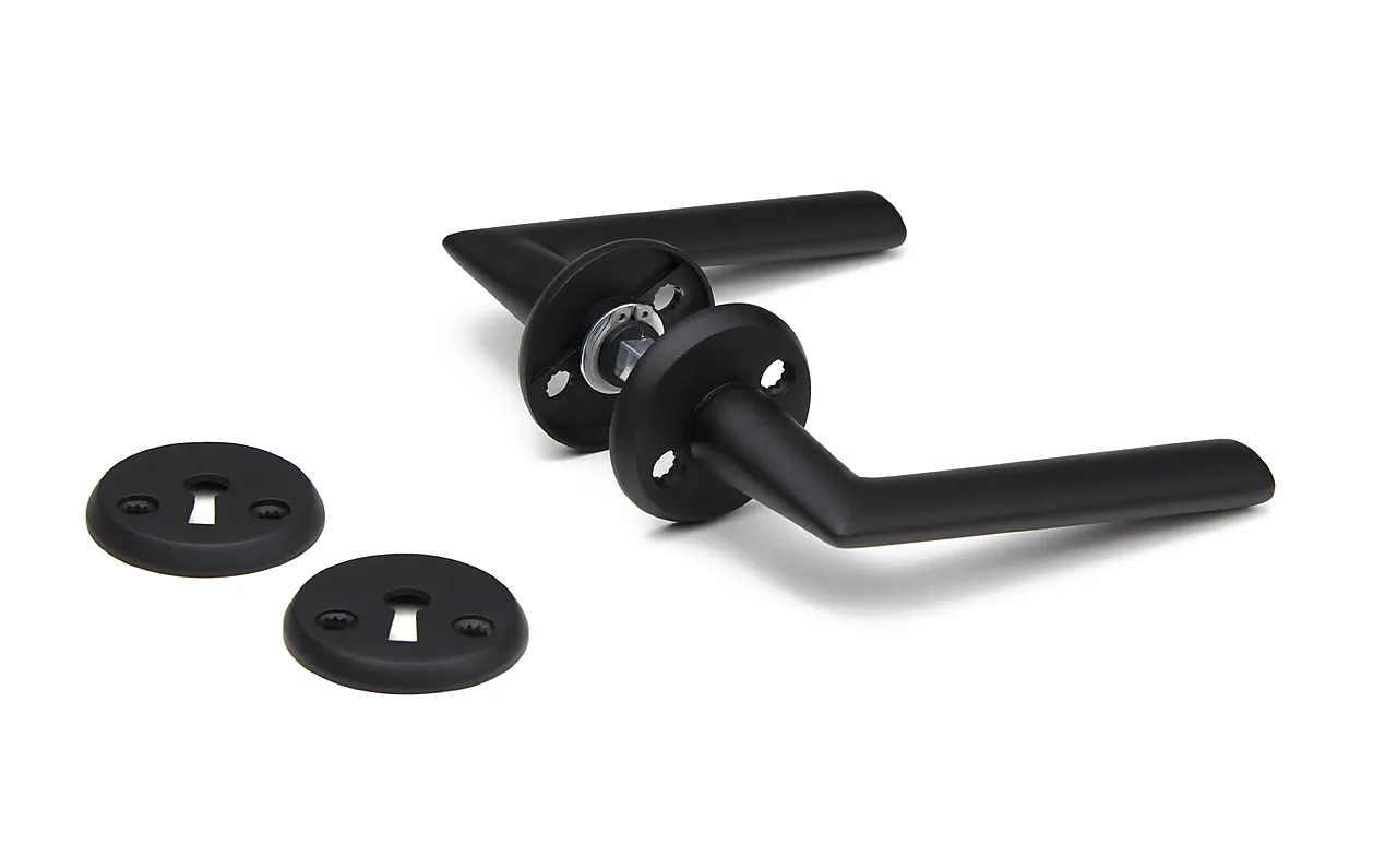 Dørvrider miami innv sort alu pp dt 38-42 mm Dørvrider miami innv sort alu pp dt 38-42 mm