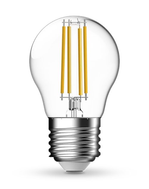 Lyspære led flameswitch globepære mini E27 4 Watt