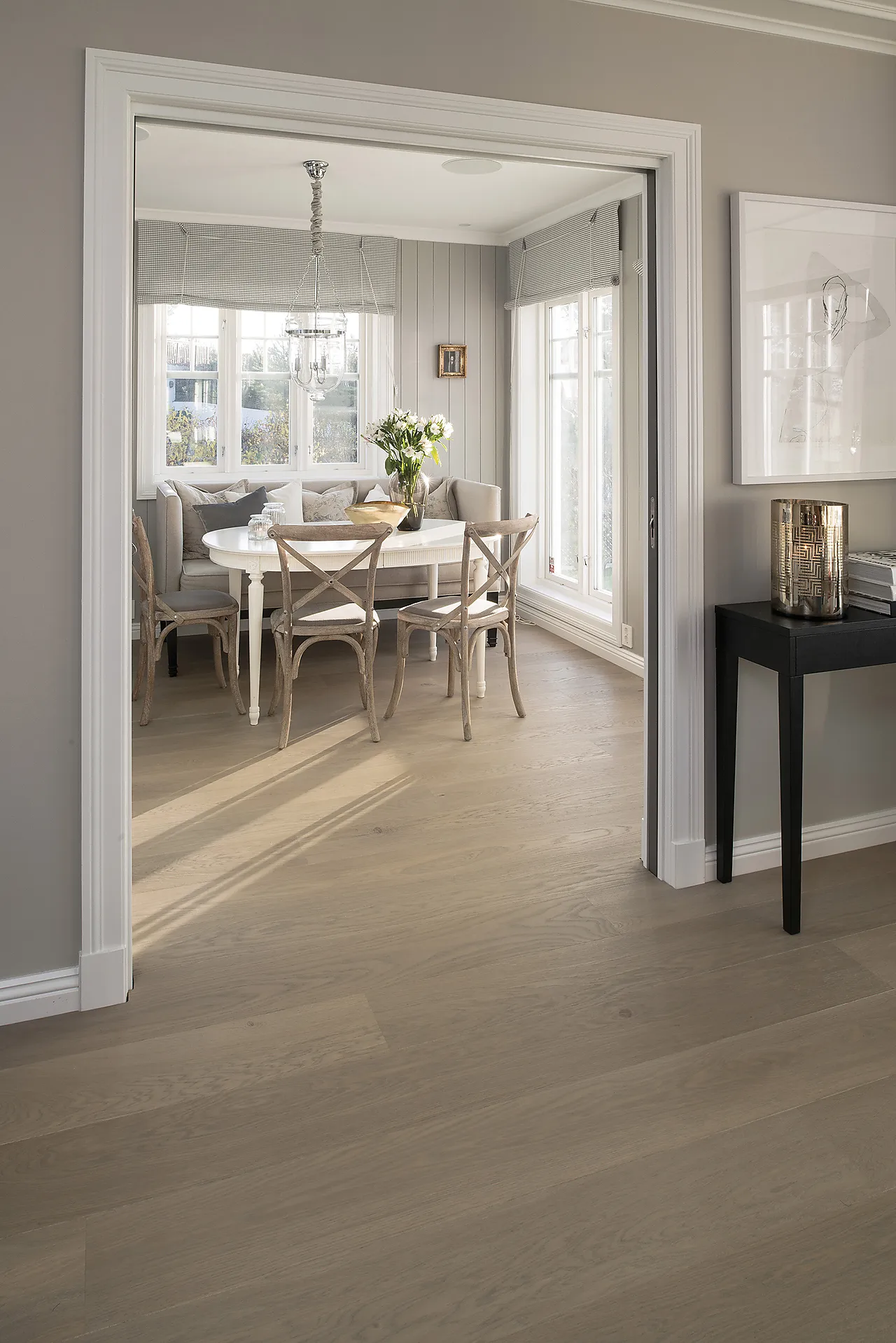 Parkett 1-stav Eik Sand Castle plank naturolje null - null - 2 - Miniatyr