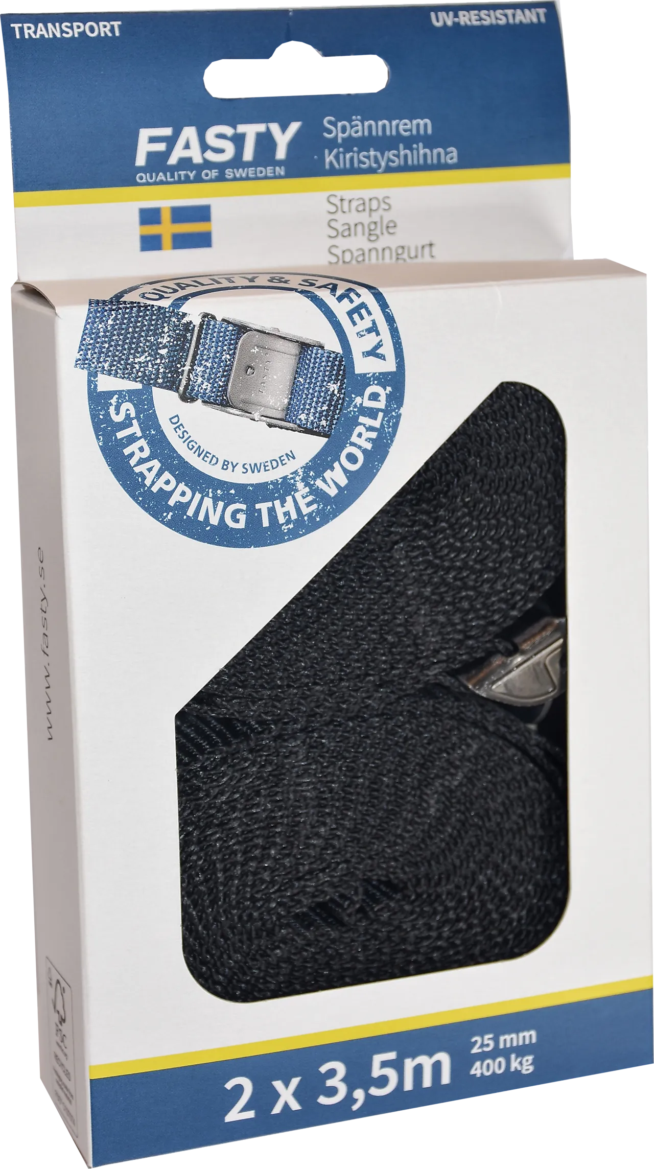 Pakkestropper 3,5 m 2 pak Pakkestropper 3,5 m 2 pak