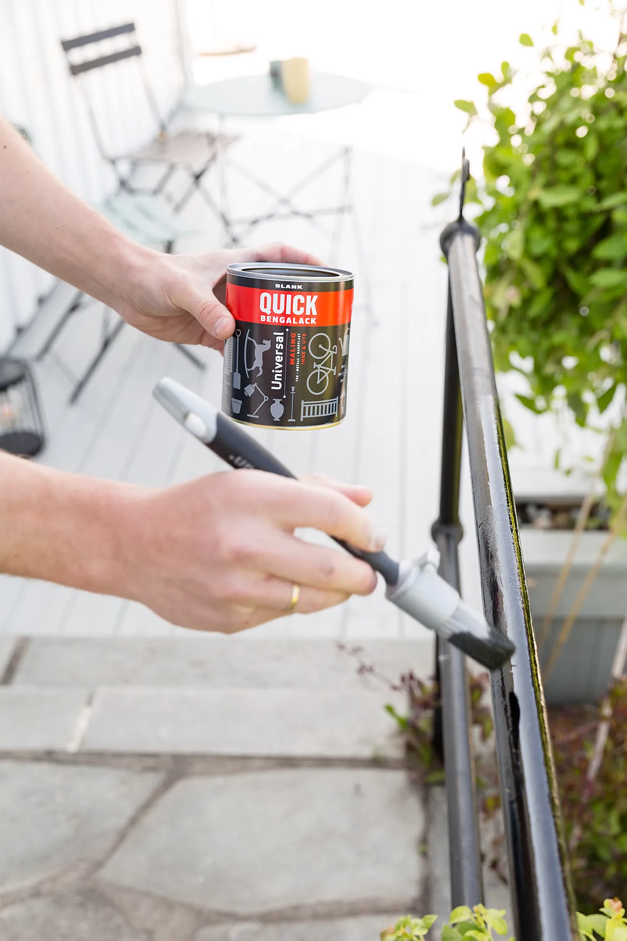 Bengalack universal blank signalgul 0,25 liter null - null - 2 - Miniatyr