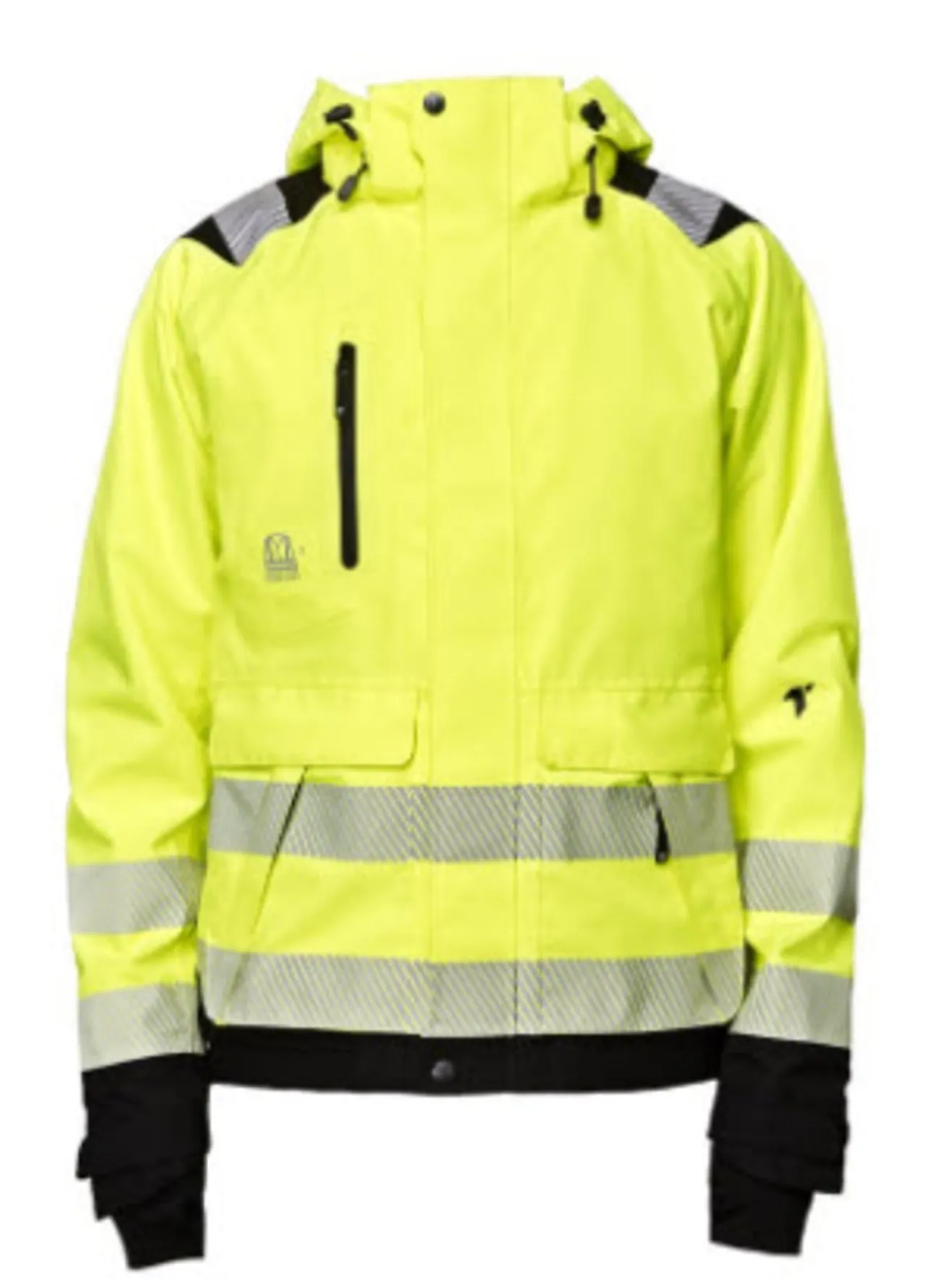 Skalljakke Hi-Viz KL.3 gul/sort L Skalljakke Hi-Viz KL.3 gul/sort L