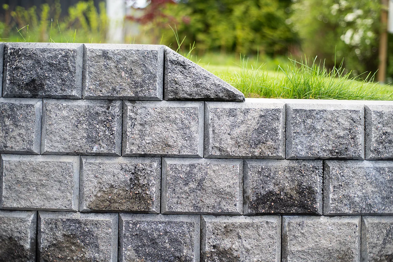 Støttemur mini knekt 25x28x17 cm null - null - 2 - Miniatyr