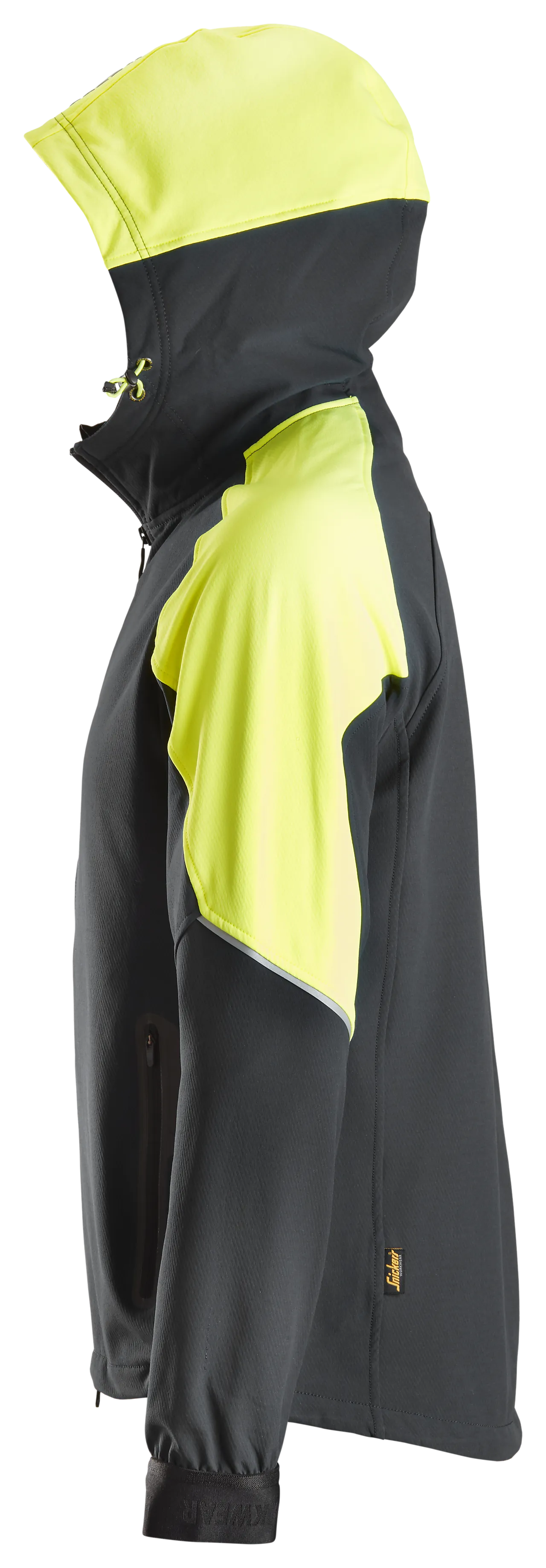 Jakke 8025 sor/gul s snickers workwear null - S - 2 - Miniatyr