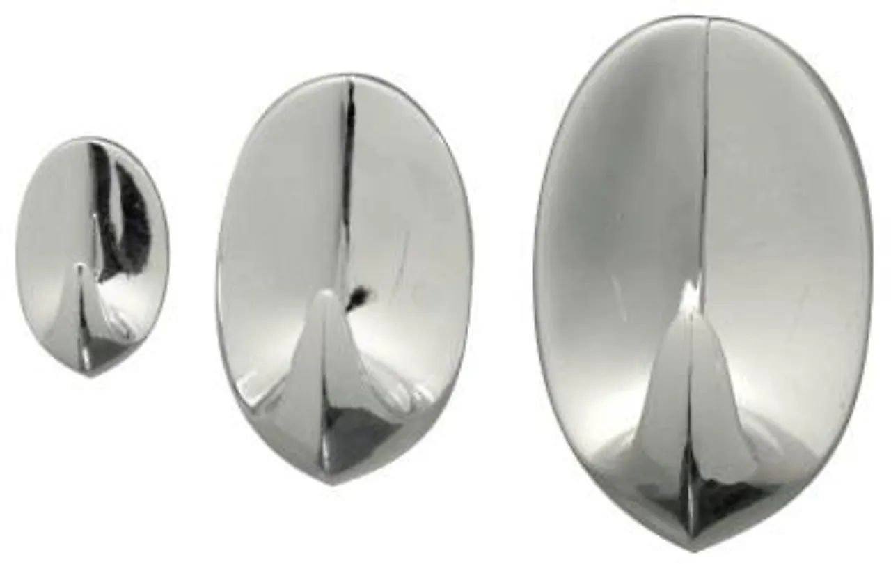 Plastkrok 3 liten selvklebende Plastkrok 3 liten selvklebende