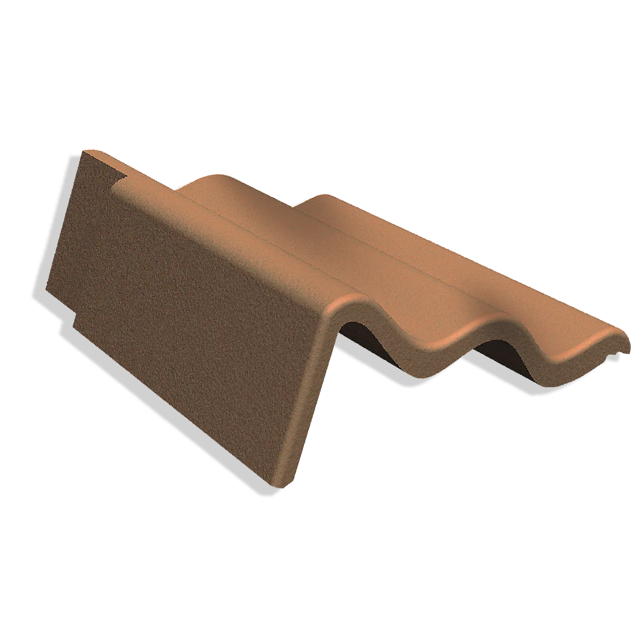 Gavlst v 88 palema teglrød/svart gavlstein venstre ubehandlet Gavlst v 88 palema teglrød/svart gavlstein venstre ubehandlet