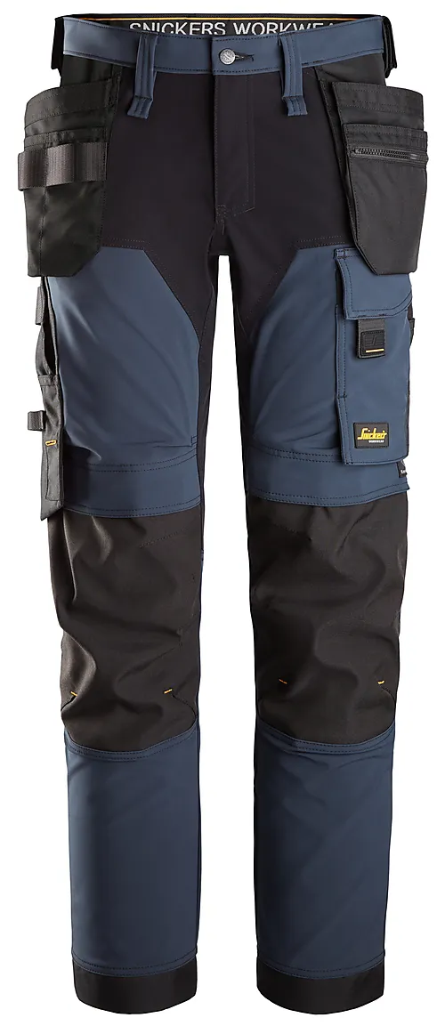 Bukse softshell blå/sort str 108