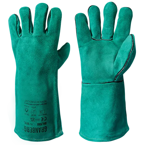 Hanske sveis 10 oksespalt foret gr granberg - 104.2560-10