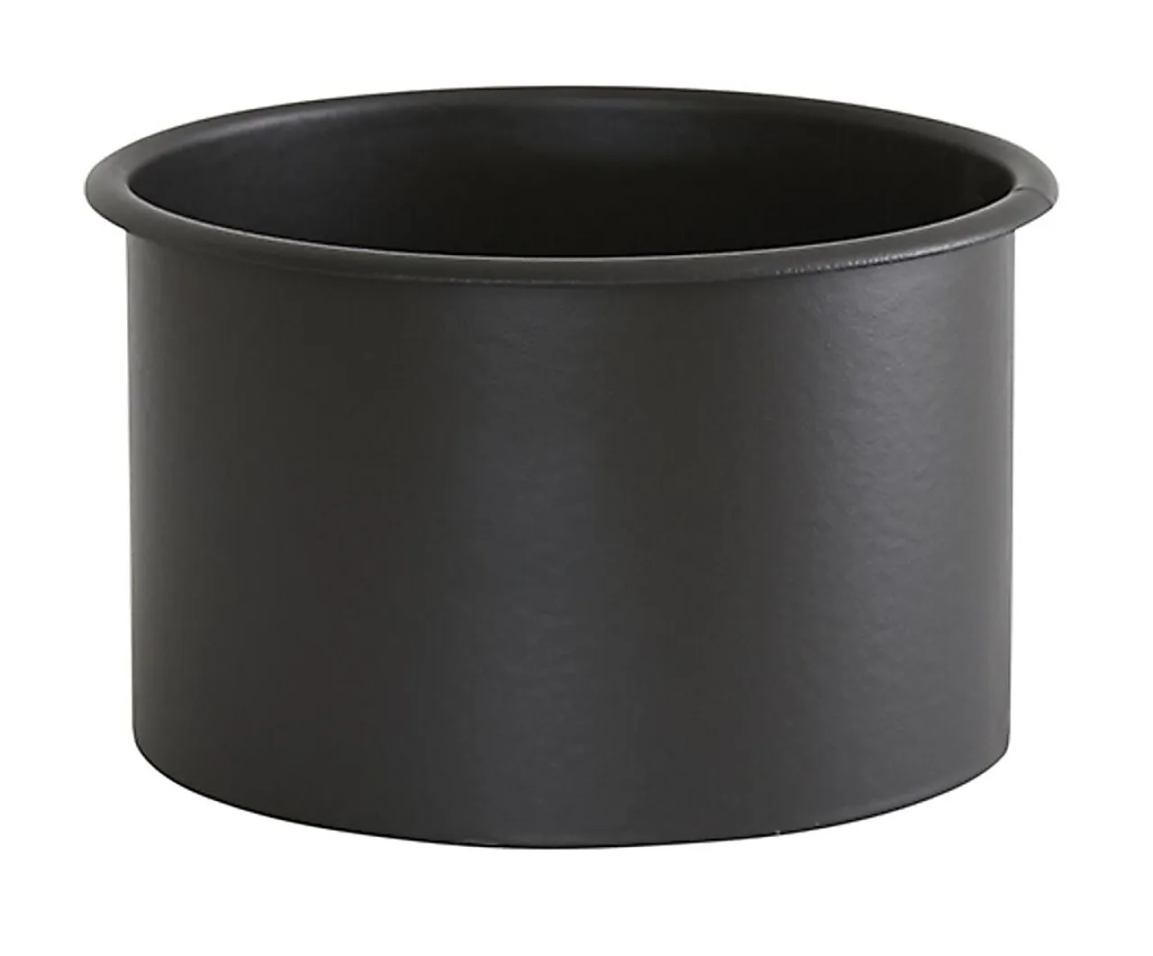 Foringsstuss matt sort Ø175 mm x 100 mm