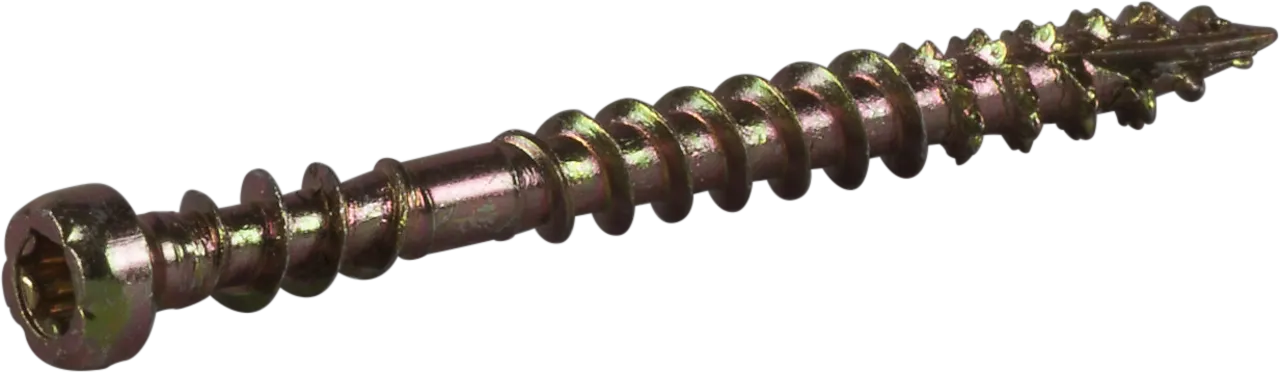 Listeskrue innendørs 3,9x42 gul 400 stk