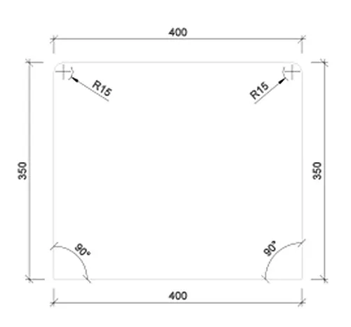 Glassplate peis sotet
