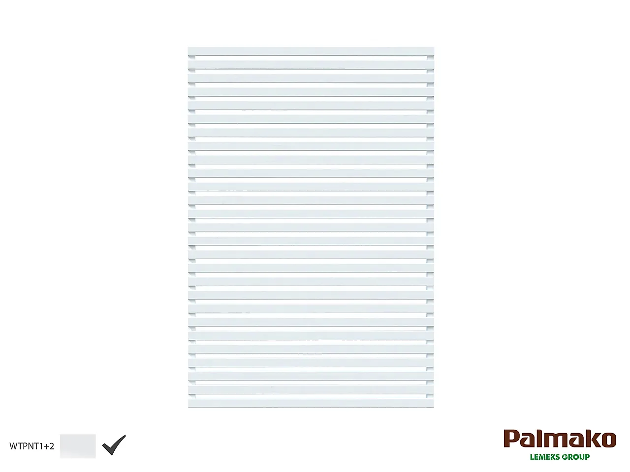 Terrassevegg i moderne spiledesign 118x176,5 cm null - null - 2 - Miniatyr