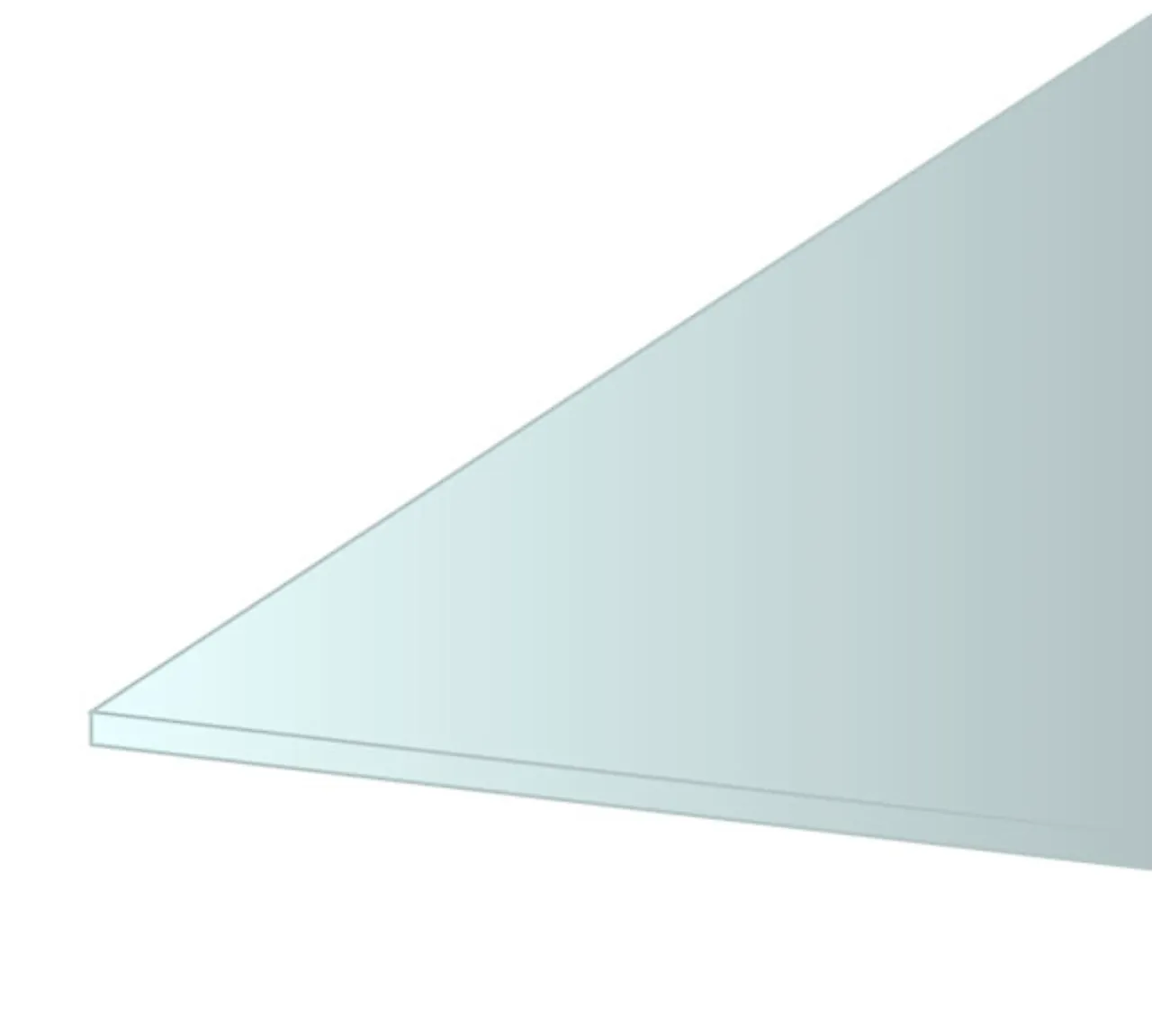 Plate pvc plan 3,0mm 0,6x1,2m uten uv filter Plate pvc plan 3,0mm 0,6x1,2m uten uv filter