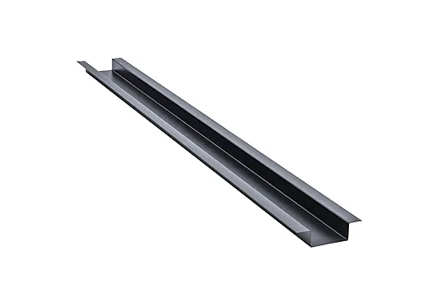 Skottrenne pt plano senter m sort dekkende lengde 1170 mm