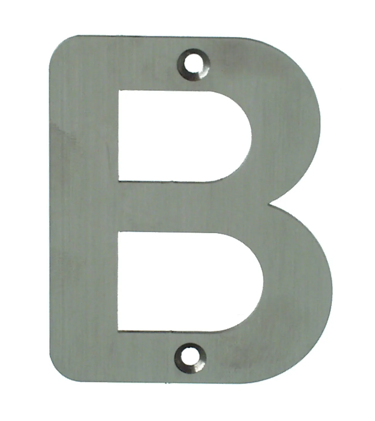 Husnummer b 80mm rustfri pn-b Husnummer b 80mm rustfri pn-b