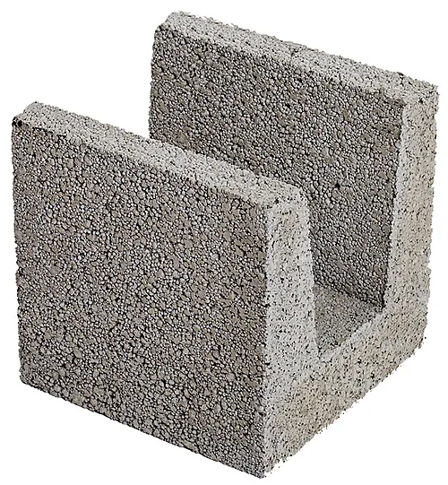 Leca murblokk 25 cm U