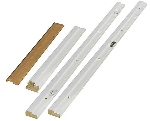 Karmlist furu hvit bomull 22 mm anslagsterskel S0502-Y 80X190 mm