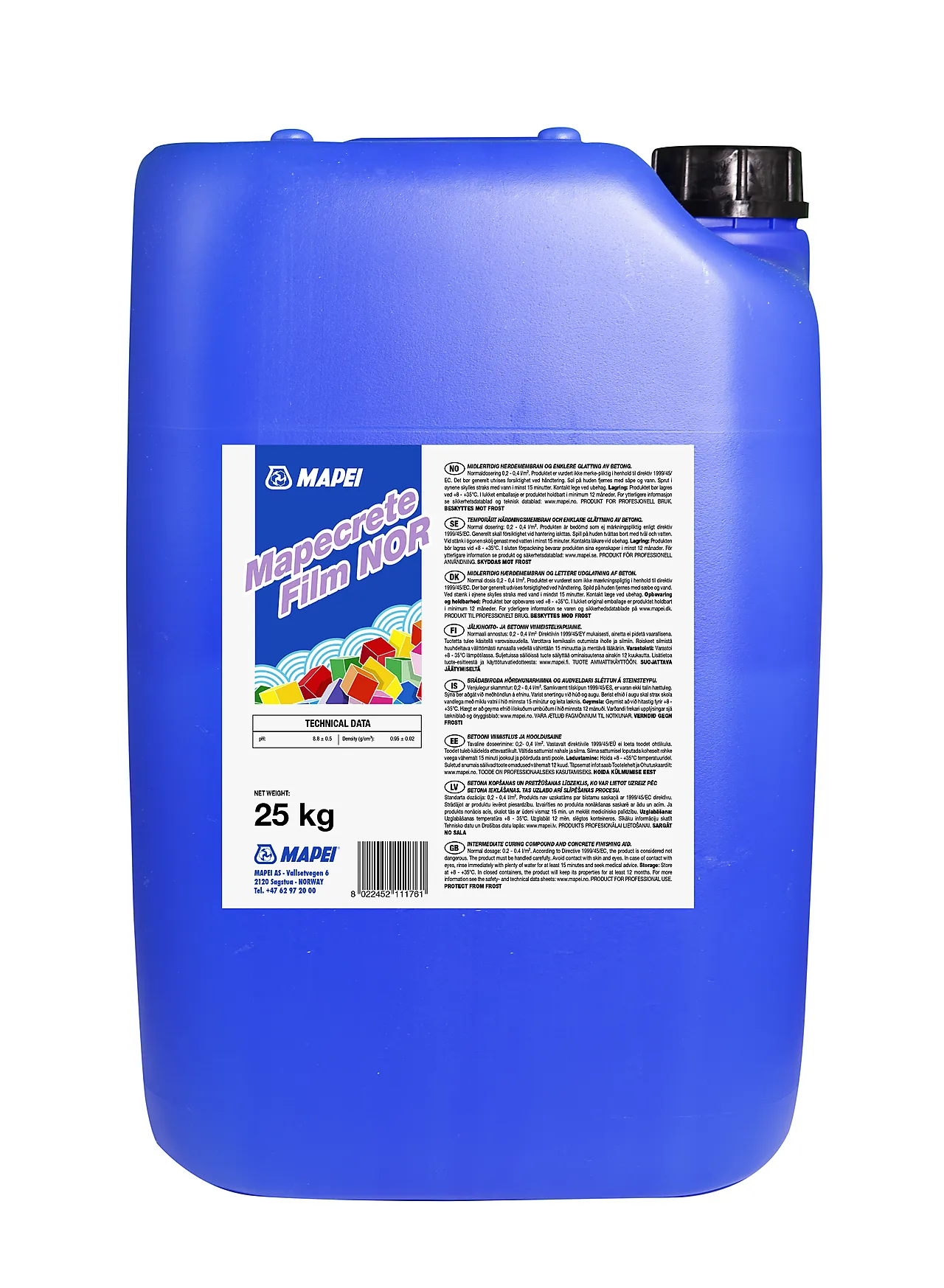 Membranherder film nor 25 kg