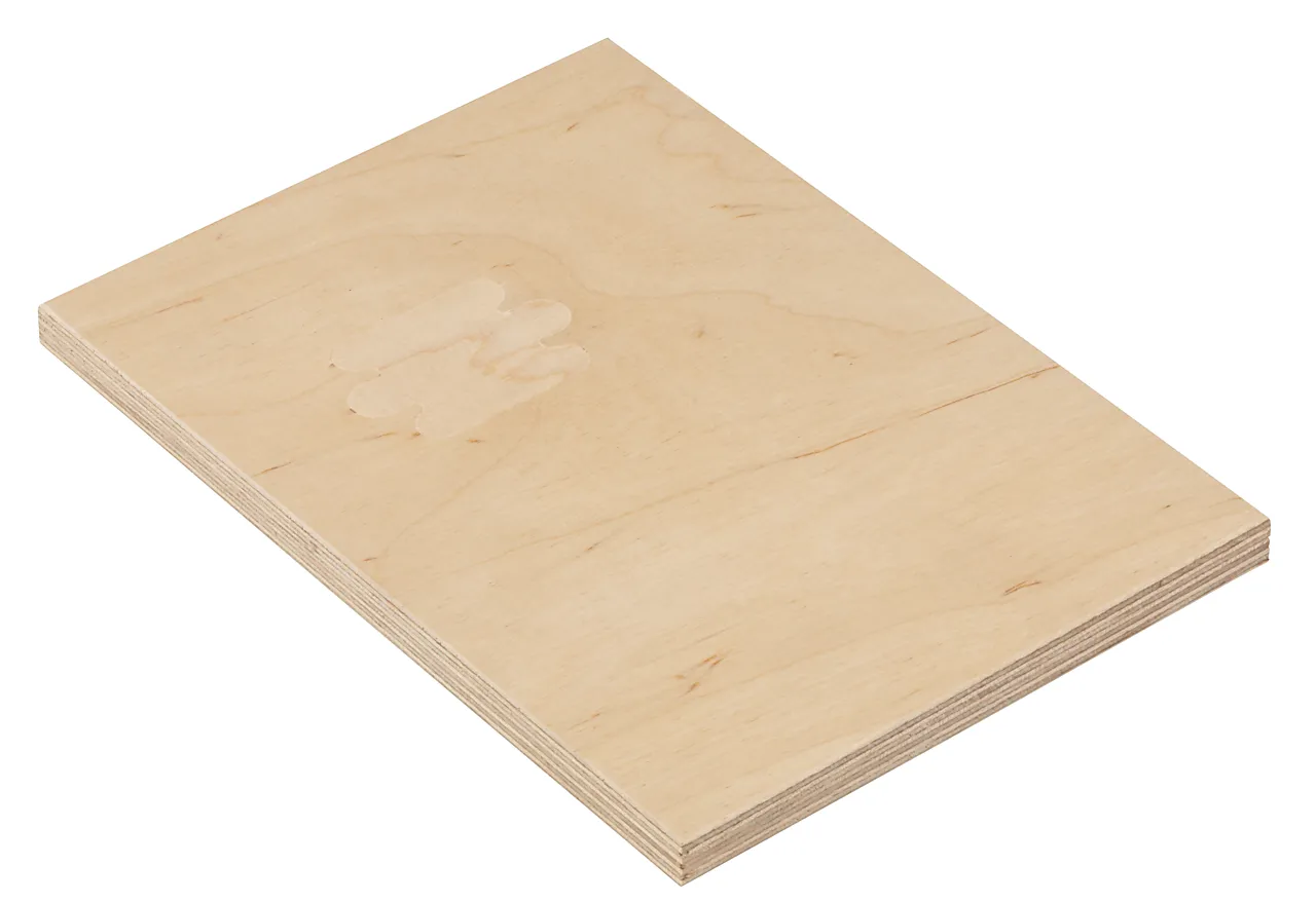 Kryssfiner plate bjørk 12x1200x600 mm