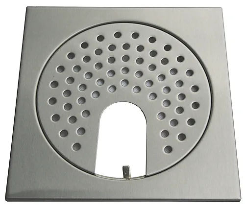 Slukrist 20x20 med uthugg børstet jordet