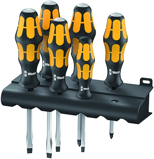 Skrutrekker-sett 4 spor, 2 pz sb flat spor