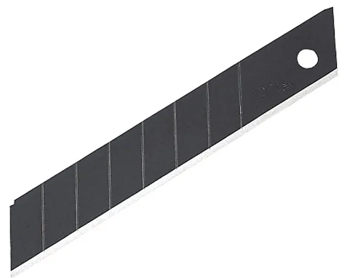 Knivblad 18 mm 10 stk sort
