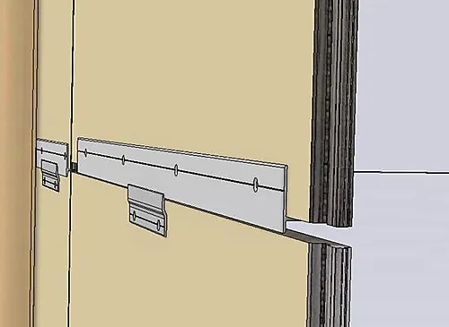 Skjøteprofil baderomspanel 53 cm
