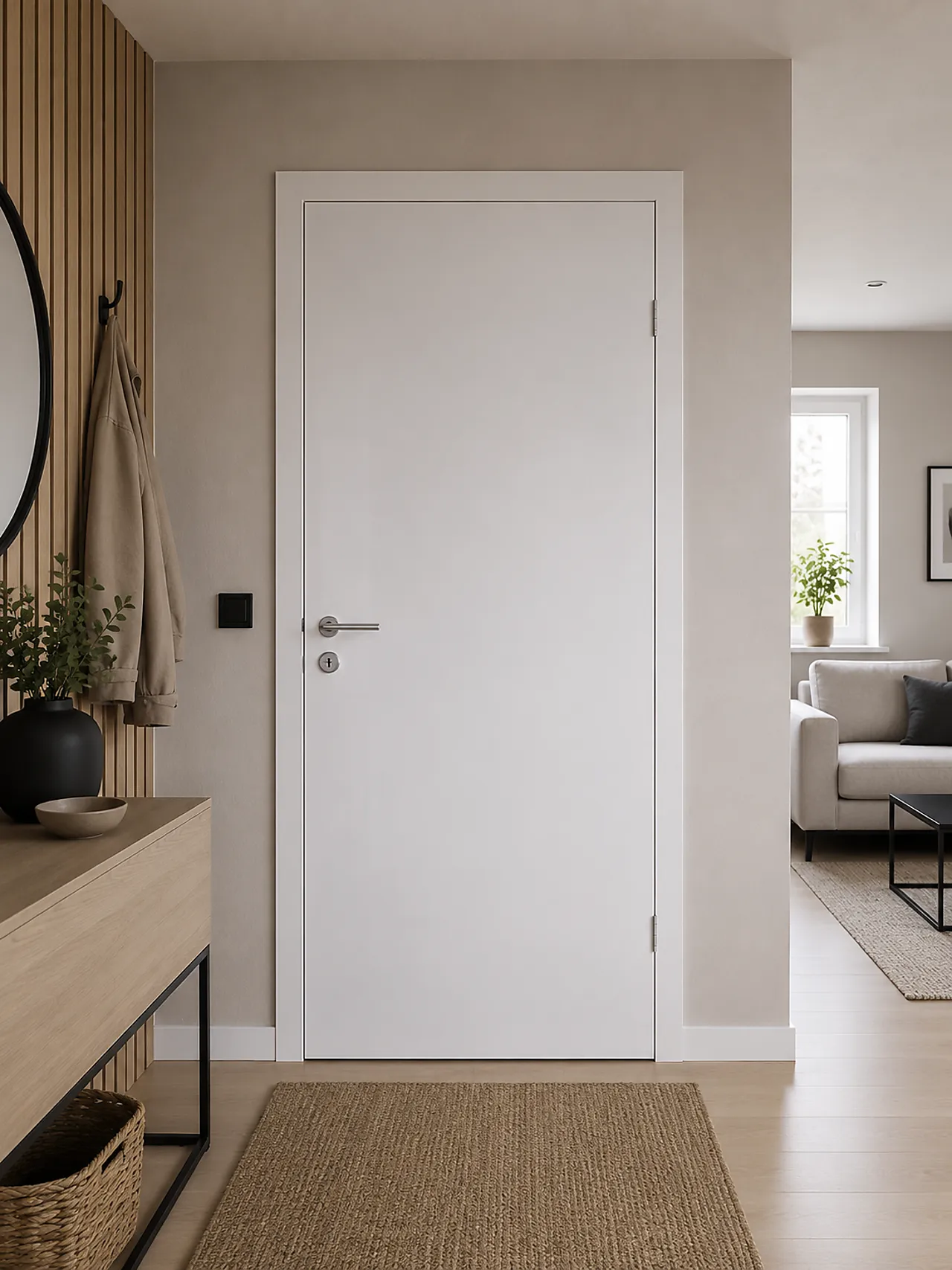 Opus Clean innerdør klassisk hvit 90x210 cm null - 90x210 - 2 - Miniatyr
