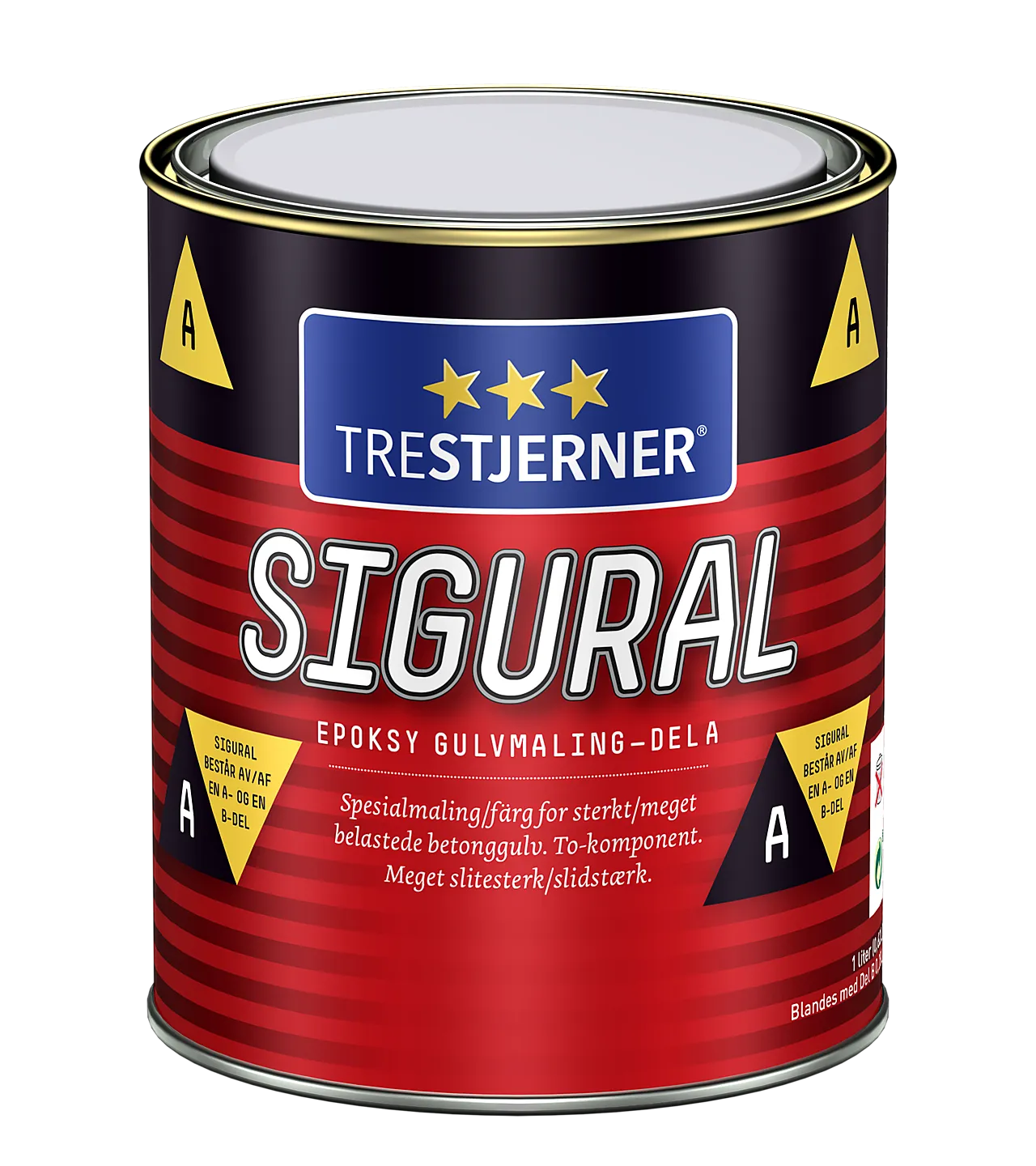 Epoksymaling A-komponent 39 stålgrå 0,62 liter Epoksymaling A-komponent 39 stålgrå 0,62 liter