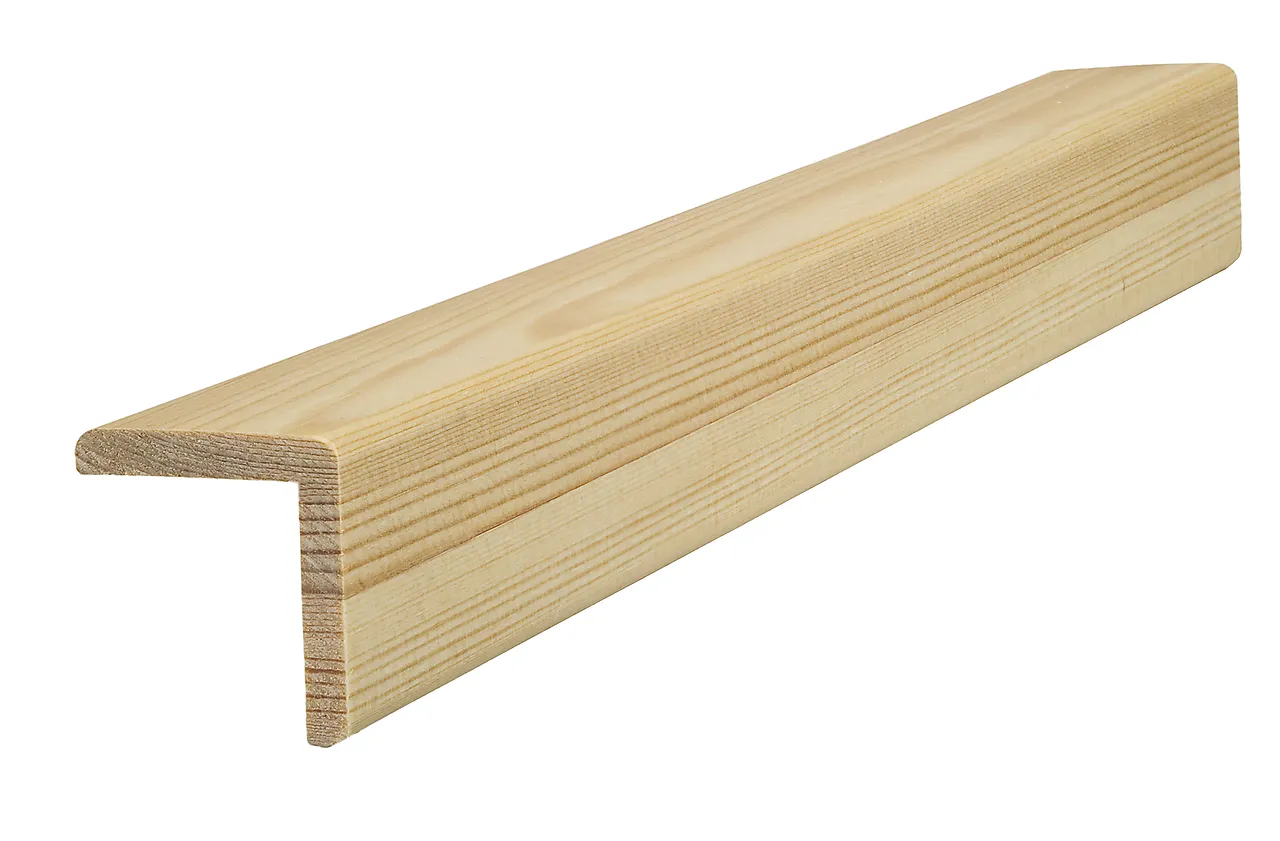 Vinkellist 27x27x2700 mm ubehandlet furu null - null - 3 - Miniatyr
