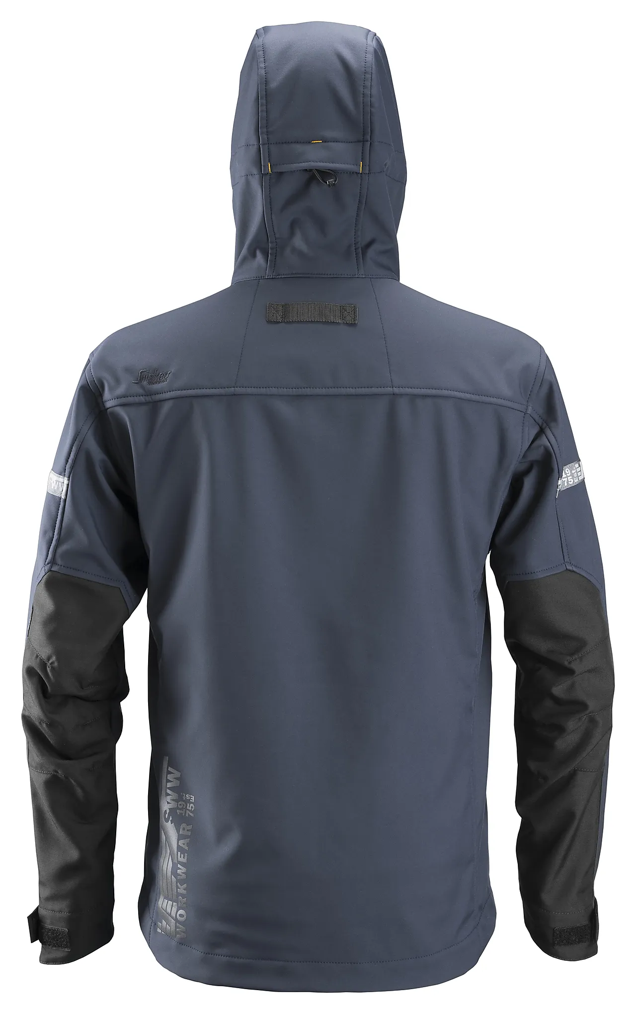 Jakke 1229 softshell s mblå snickers workwear null - S - 3 - Miniatyr