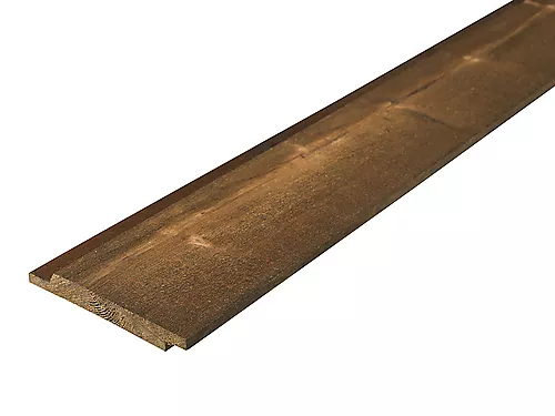 Kledning dobbelfals 60° 19x148 mm brun