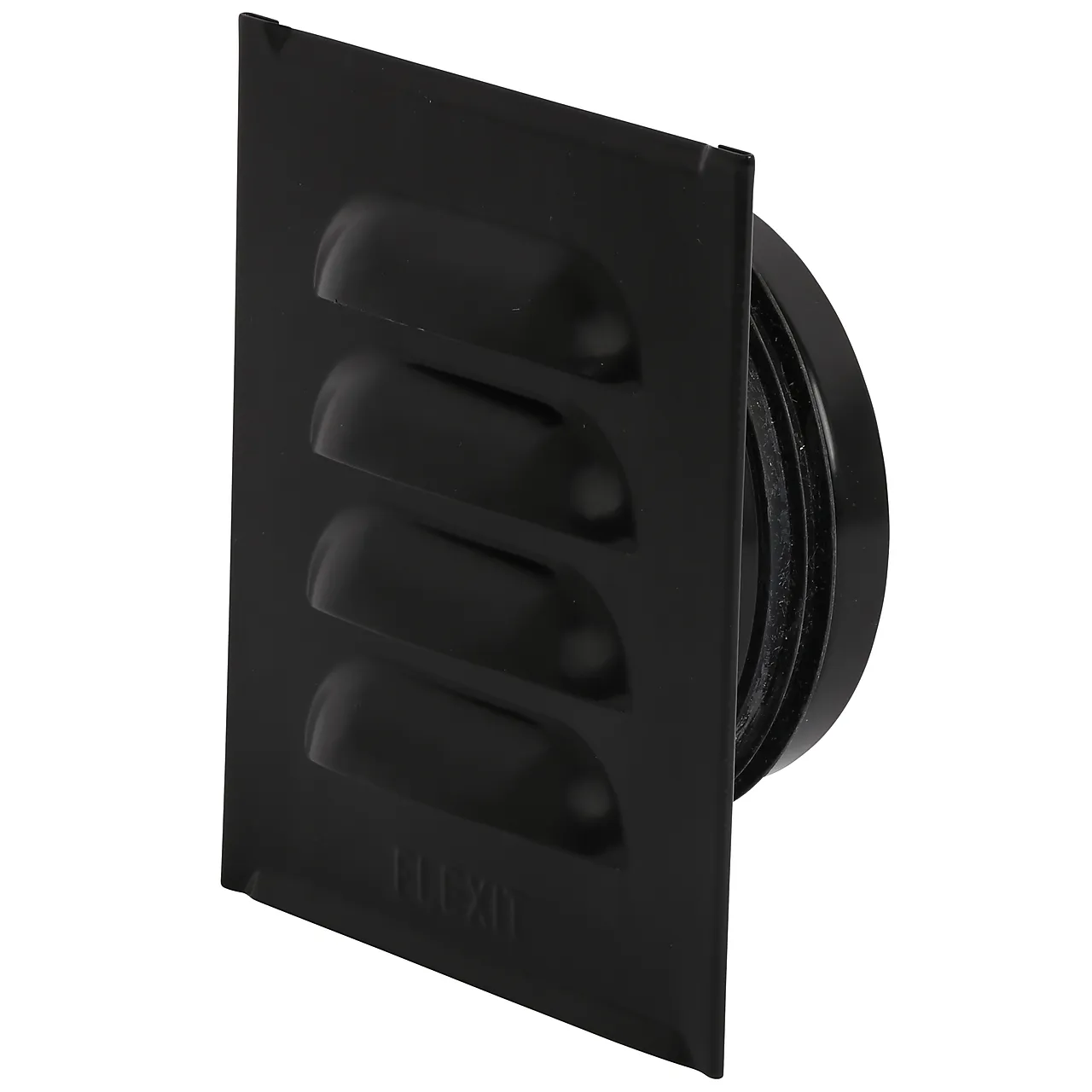 Sjalusirist med nippel stål sort Ø100 mm Sjalusirist med nippel stål sort Ø100 mm