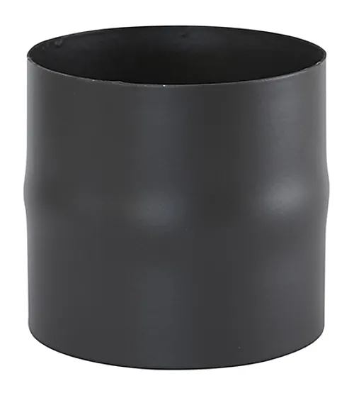 Skjøtestykke sort Ø125/1,5 mm