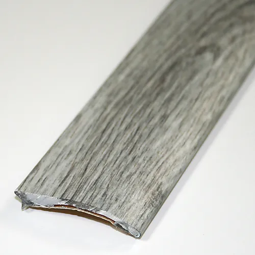 Nivålist nr. 6 aluminium lys eik grå 2 meter