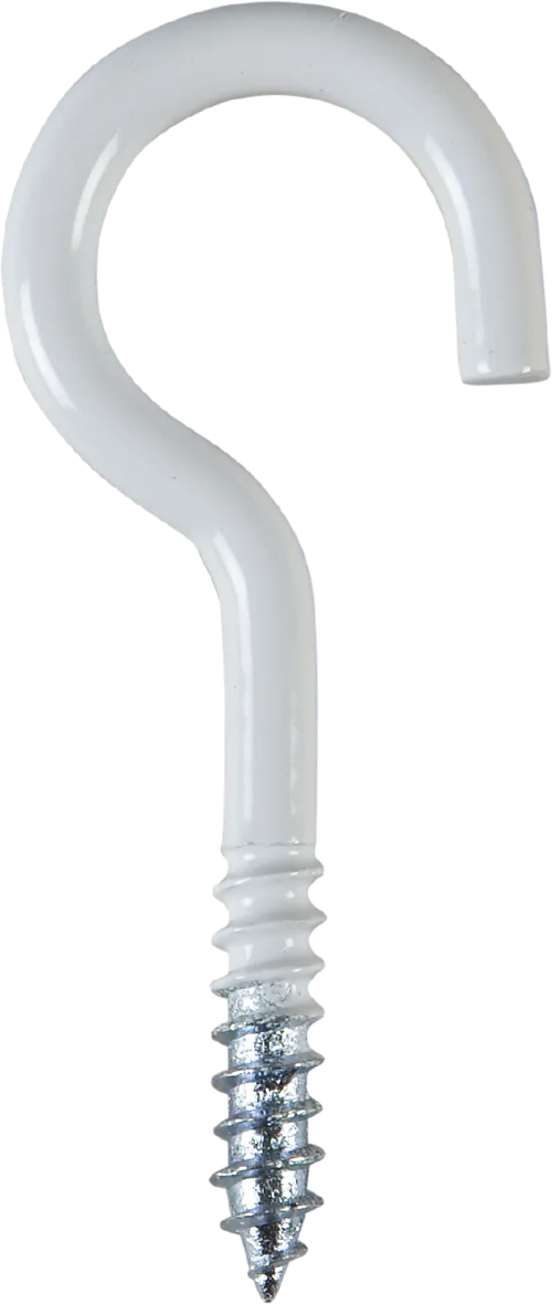 Skruekrok 11 hvit 50mm a-5essve