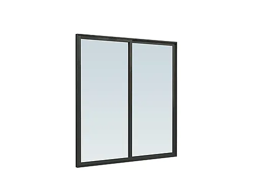 Skyvedør 2 dørblad isoglass venstre 210x200 cm